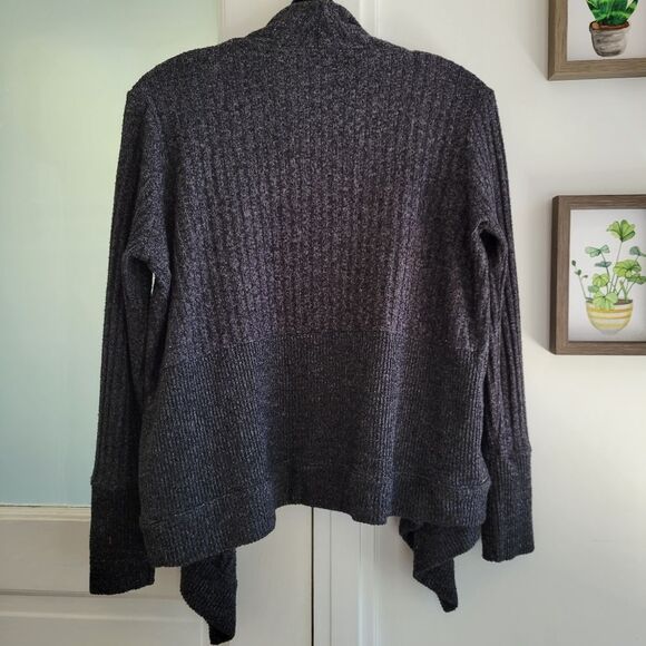 ATHLETA Tiburon Wrap Cardigan Charcoal Gray Sz Small - Picture 5 of 5